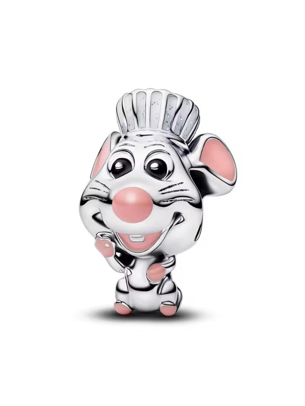 Pandora Disney Pixar Ratatouille Remy Charm Sterling silver